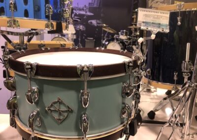 Ludwig Cornerstone Snare Series Quetzal Blue