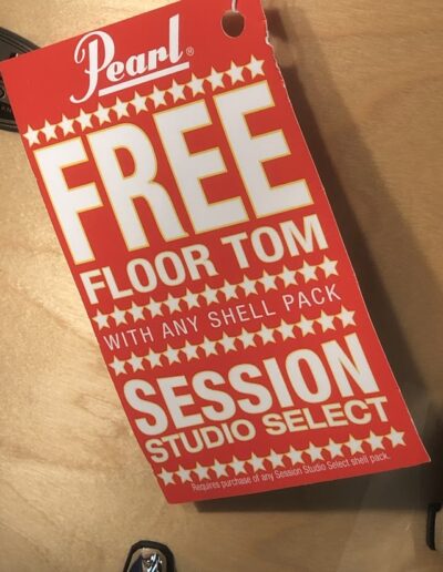 free floor tom with session studio shell pack