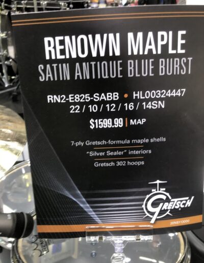 Renown Maple Satin Blue - Details