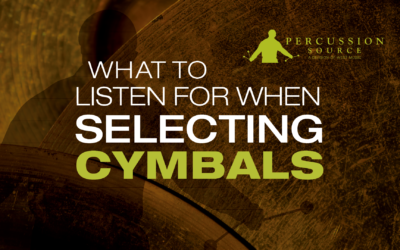 What to Listen for When Selecting Cymbals